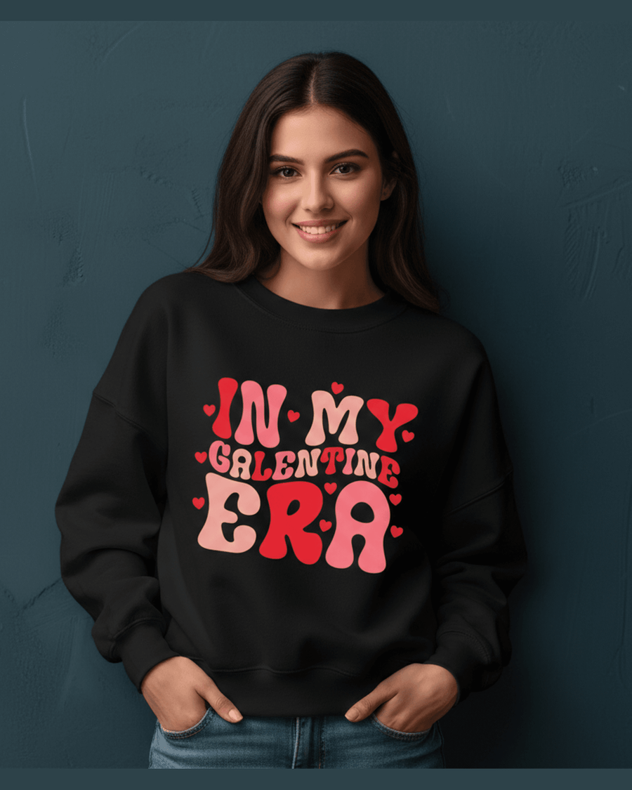 Valentine Sweatshirt, Cute Galentine Hoodie For Women, Soft Cotton Pullover