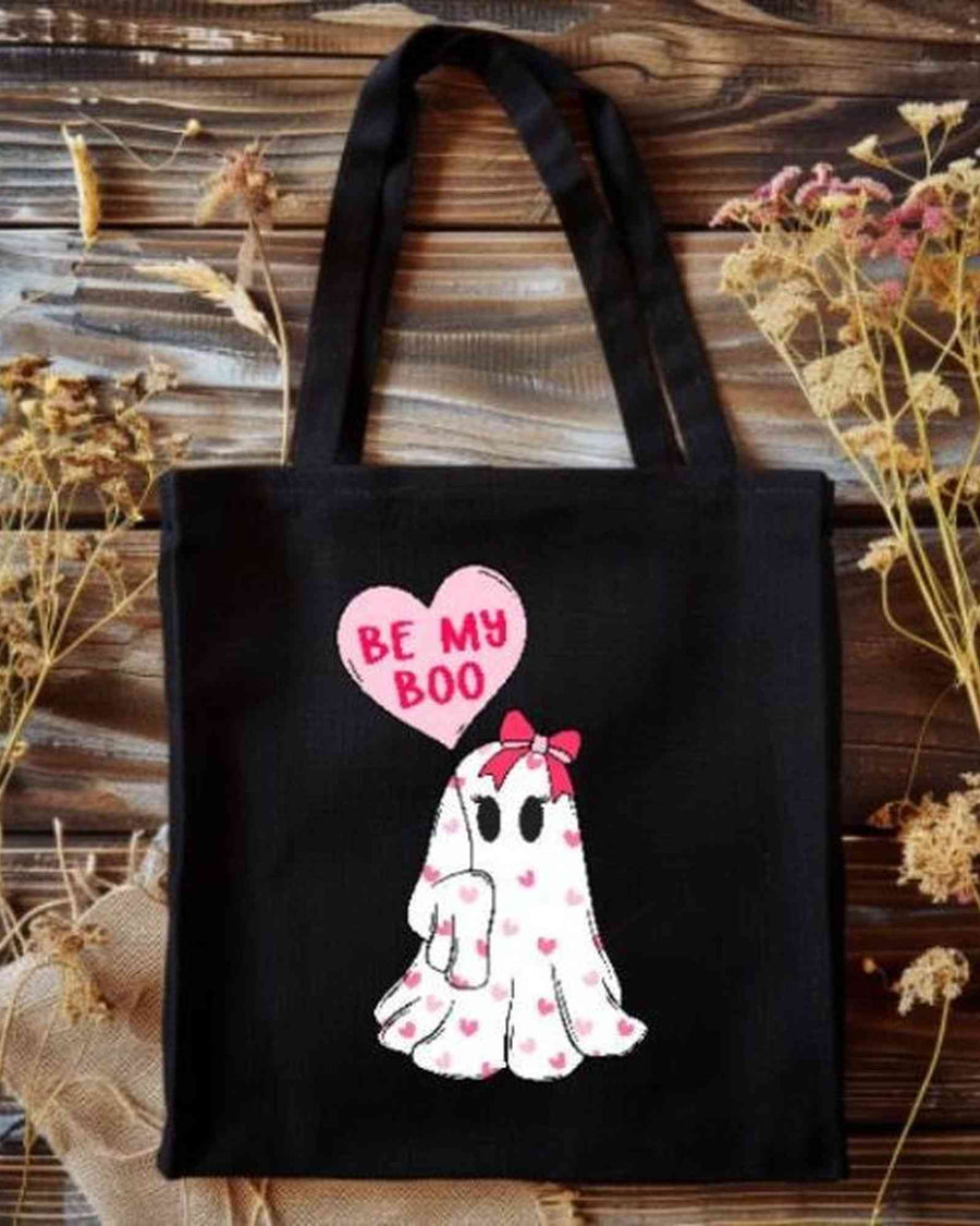 Printed Tote Bag, Premium Canvas Large Eco Friendly Shopping Carry Bag