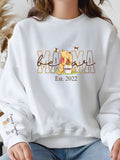 Personalized Mama Crewneck - Winnie Pooh Bear