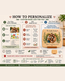 Personalized Photo Bamboo Cutting Board – how to personalize your photo cutting board