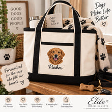 Personalized Pet Portrait Tote Bag – Custom Pet Photo