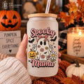 Spooky Mama 16 oz Glass Tumbler