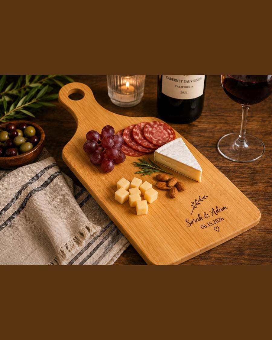 Personalized Bamboo Cutting Board by Elite Embellishments, Canada