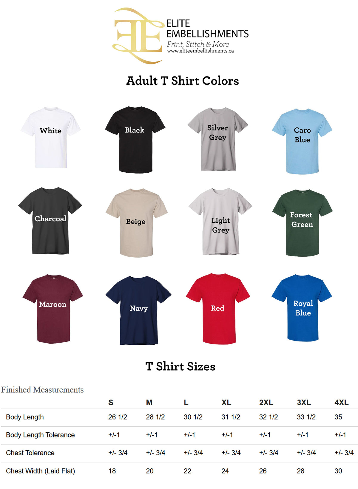 Adult Unisex T-Shirts