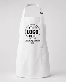 Custom Logo Apron, Personalized Chef Apron | Restaurant & Business (Adjustable, Unisex)