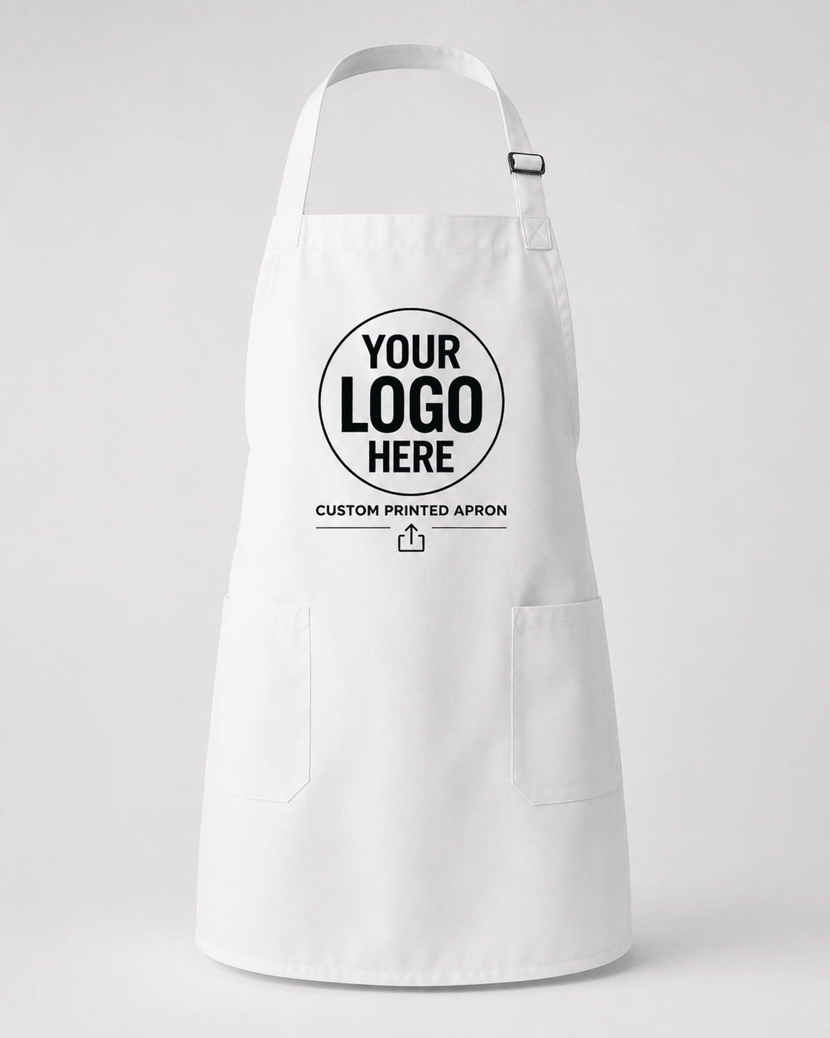 Custom Logo Apron, Personalized Chef Apron | Restaurant & Business (Adjustable, Unisex)