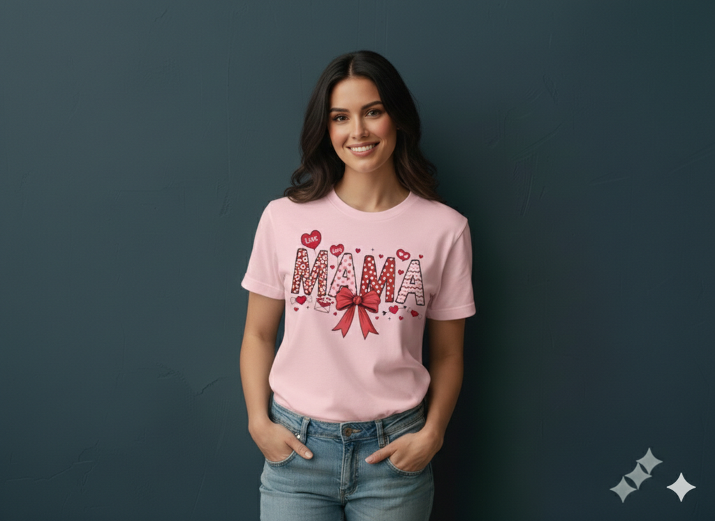 Mama BOW Tee – Custom Kids Clothing