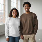 Couples Roman Numeral Hoodie - Custom Date Embroidery