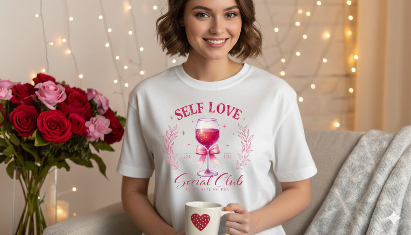 Motivation Love Tee, Self Love Shirt, Premium Quality Cotton Casual Wear