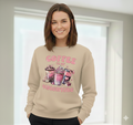 Valentine Sweatshirt, Coffee Lover Crew Neck Soft Cotton Casual Wear — view 11