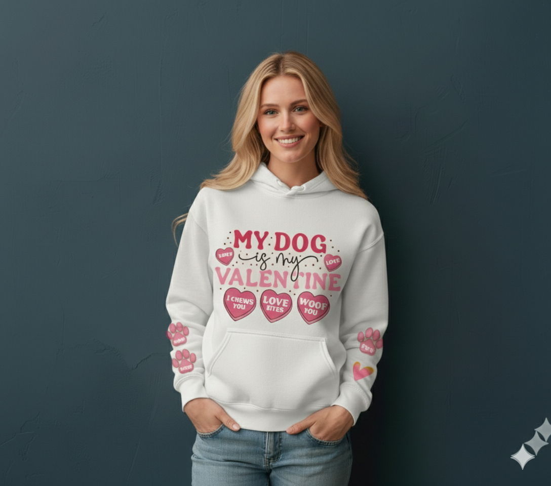 Dog Love Hoodie, Cute Dog Hoodie & Puppy Love Sweatshirt For Pet Lovers