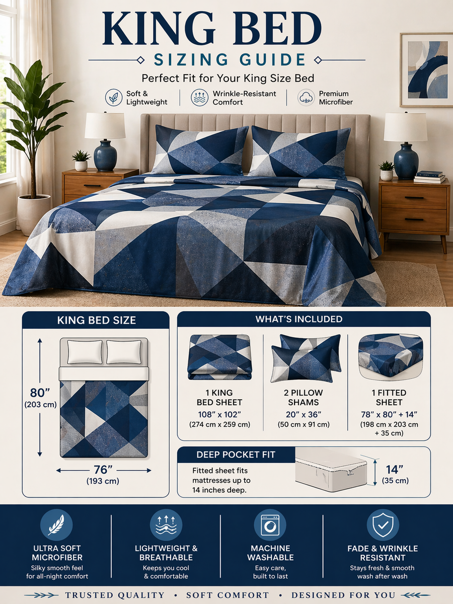 Monochrome Diamond Microfiber Bedding Set, Modern Grey Black & White — view 4