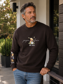 Personalized Papa Bear, T-Shirt, Crewneck, Hoodie — view 2