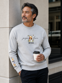 Personalized Papa Bear, T-Shirt, Crewneck, Hoodie — view 7