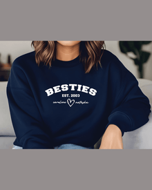 Custom Bestie Sweatshirt, Personalized Matching Hoodies & Cozy Apparel Gift — view 4