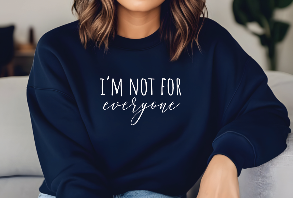 Custom Women's Sweatshirt, Funny Personalized Crewneck With Soft Durable Fabric — view 2