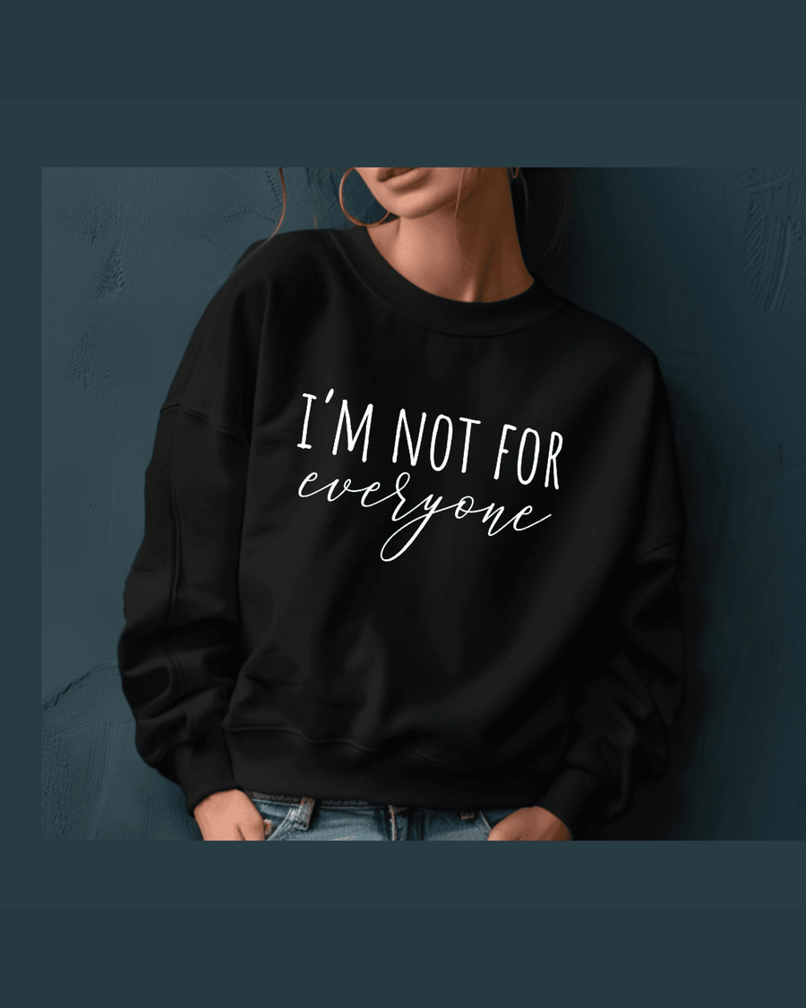 Custom Women's Sweatshirt, Funny Personalized Crewneck With Soft Durable Fabric — view 3