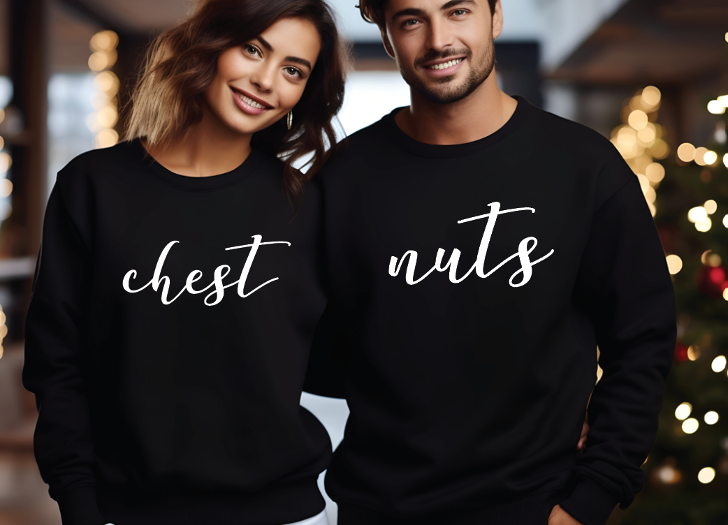Custom Couple Hoodie, Personalized Sweatshirt & Matching Couple Tees, Cozy Casual Wear — view 4