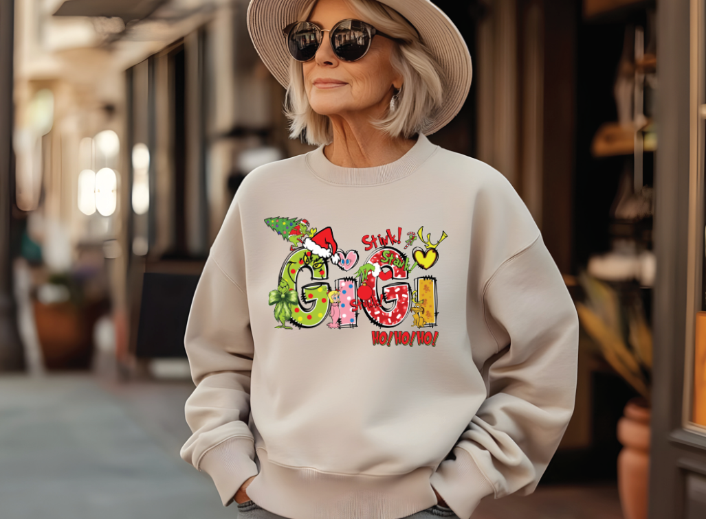 Custom Graphic Sweatshirt, Holiday Themed Hoodie With Personalized Apparel & Custom Name Shirt