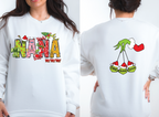 NANA Grinch-Themed Holiday Graphic SweatShirt (Choose Colors) — view 3