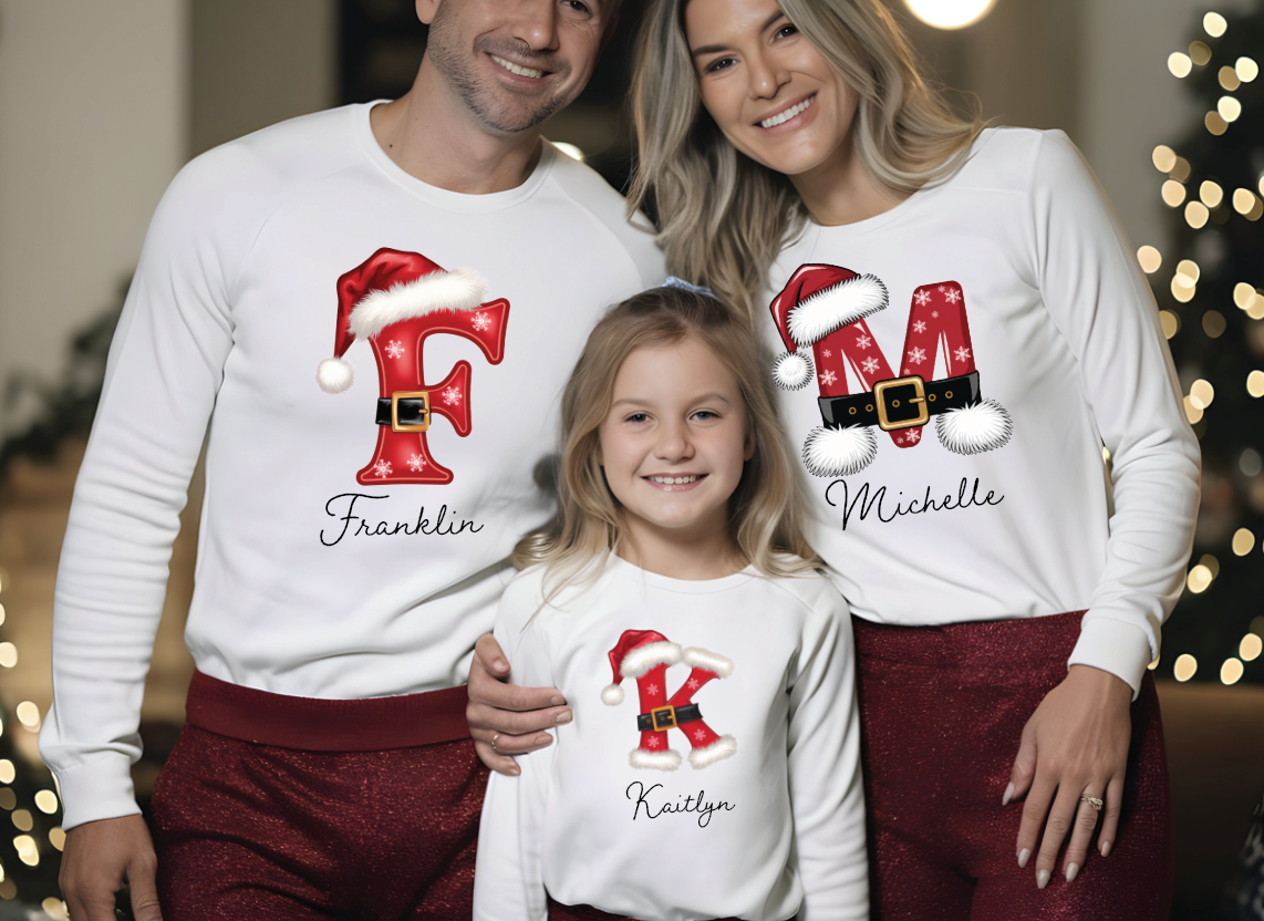 Matching Family Christmas Jumper Personalised Tee, Sweat, hoodie — view 2