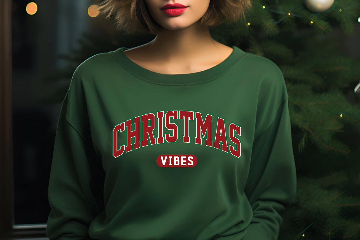 Custom Holiday Hoodie, Women's Christmas Apparel & Holiday Matching Outfit With Unisex Fit — view 3