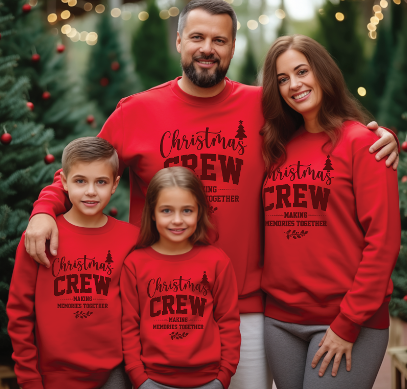 Personalized Christmas Hoodie, Custom Family Sweatshirt With Names, Cozy Holiday Crewneck