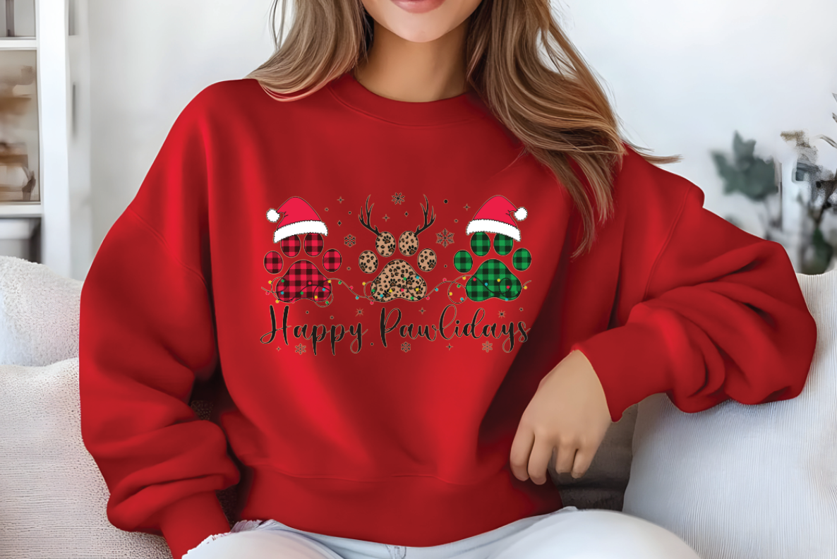 Custom Christmas Hoodie, Personalized Holiday Shirt, Soft Durable Fabric, Unisex Tee — view 4
