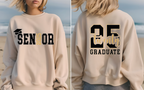 Custom Graduation Hoodie, Personalized Sweatshirt & Unisex Crew Neck Tee With Soft Durable Fabric — view 3