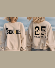 Custom Graduation Hoodie, Personalized Sweatshirt & Unisex Crew Neck Tee With Soft Durable Fabric — view 3