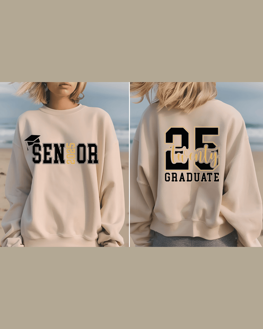 Custom Graduation Hoodie, Personalized Sweatshirt & Unisex Crew Neck Tee With Soft Durable Fabric — view 3