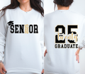 Custom Graduation Hoodie, Personalized Sweatshirt & Unisex Crew Neck Tee With Soft Durable Fabric