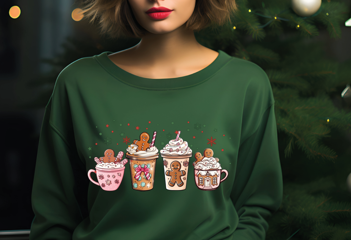 Custom Christmas Hoodie, Personalized Holiday Sweatshirt With Soft Durable Fabric — view 4
