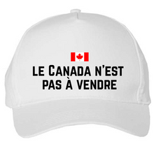 Embroidered Cap, Le Canada N'est Pas À Vendre Premium Quality Snapback Hat
