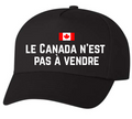 Embroidered Cap, Le Canada N'est Pas À Vendre Premium Quality Snapback Hat — view 2