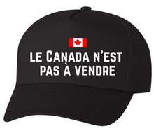 Embroidered Cap, Le Canada N'est Pas À Vendre Premium Quality Snapback Hat — view 2