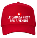 Embroidered Cap, Le Canada N'est Pas À Vendre Premium Quality Snapback Hat — view 3