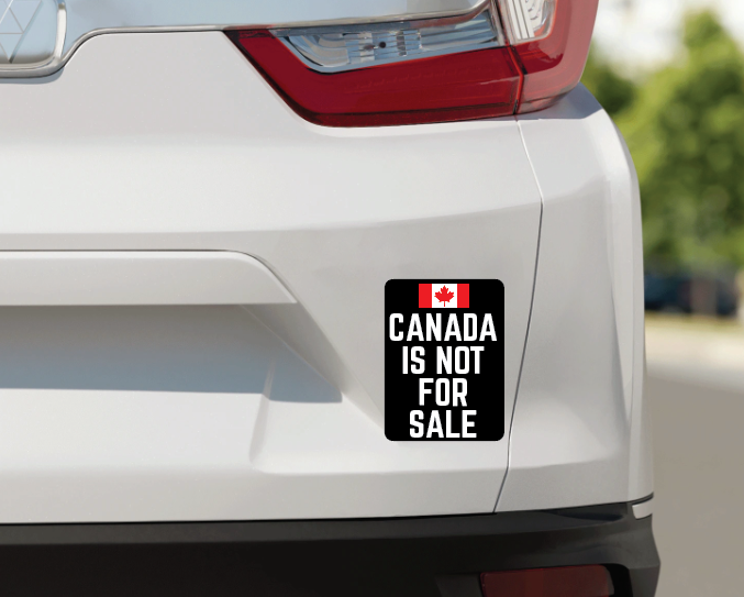 Typography Car Magnet, Weather-Resistant Vinyl Magnetic Car Decals with Matte Finish — view 2