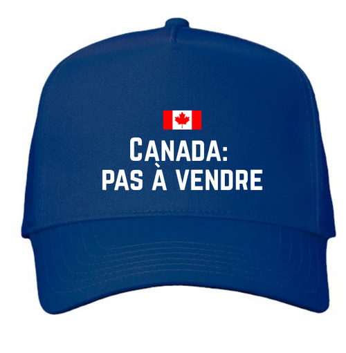 "CANADA: PAS À VENDRE"  Embroidered Baseball Cap