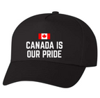 Canada Flag Baseball Cap, Embroidered Patriotic Canadian Emblem Hat With Adjustable Strap