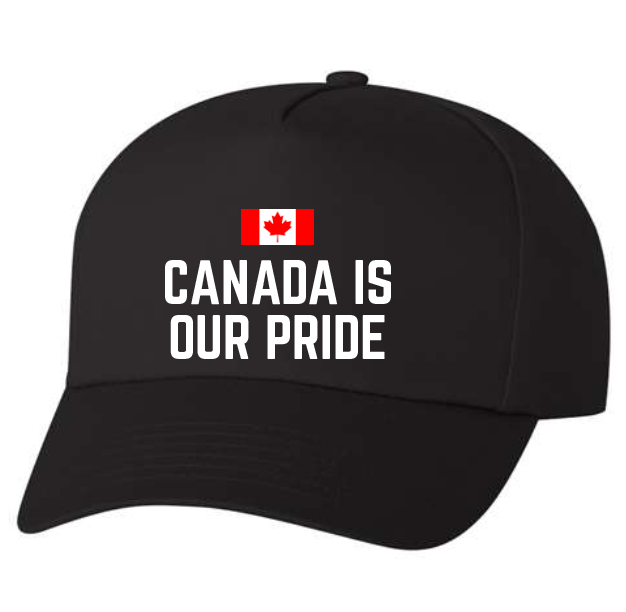 Canada Flag Baseball Cap, Embroidered Patriotic Canadian Emblem Hat With Adjustable Strap