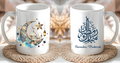 Arabic Name Coffee Mug, Personalised Ceramic 15 oz Custom Calligraphy Cup