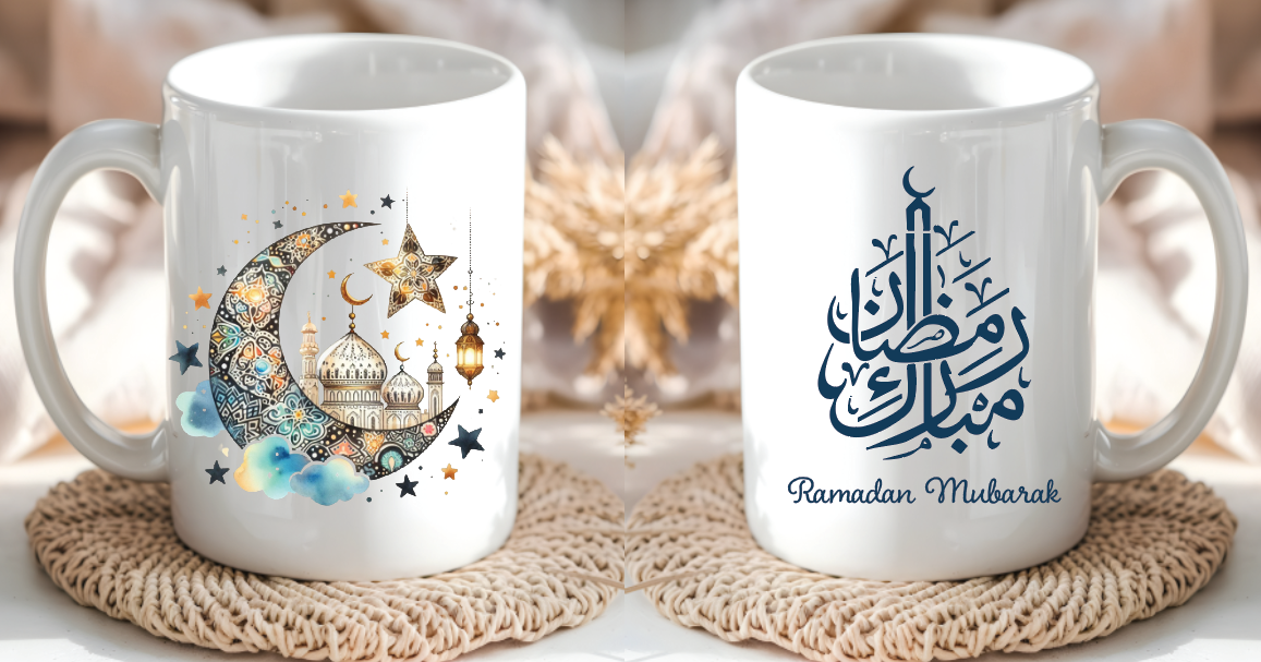 Arabic Name Coffee Mug, Personalised Ceramic 15 oz Custom Calligraphy Cup