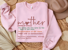 Personalized Mother Hoodie, Custom Name Sweatshirt With Kids Names Sleeve, Unique Mom Gift — view 3