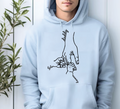Custom Embroidered Hoodie, Personalized Dad Hoodie With Names, Cozy Gift