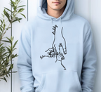 Custom Embroidered Hoodie, Personalized Dad Hoodie With Names, Cozy Gift