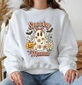Custom Graphic Hoodie, Groovy Vintage Style Sweatshirt With Personalized Name Apparel