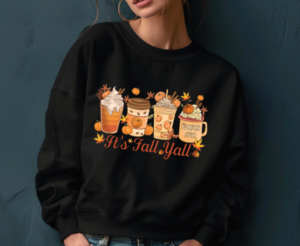 Custom Pumpkin Spice Hoodie, Personalized Graphic Sweatshirt With Soft Durable Fabric — view 2