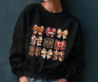 Custom Fall Hoodie, Plaid Bow Hoodie With Personalized Name & Soft Durable Fabric — view 2