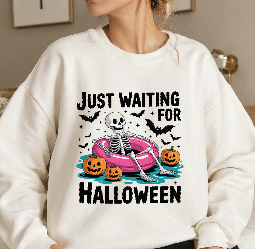 Custom Graphic Hoodie, Personalized Sweatshirt & Halloween Skeleton Tee, Soft Durable Fabric